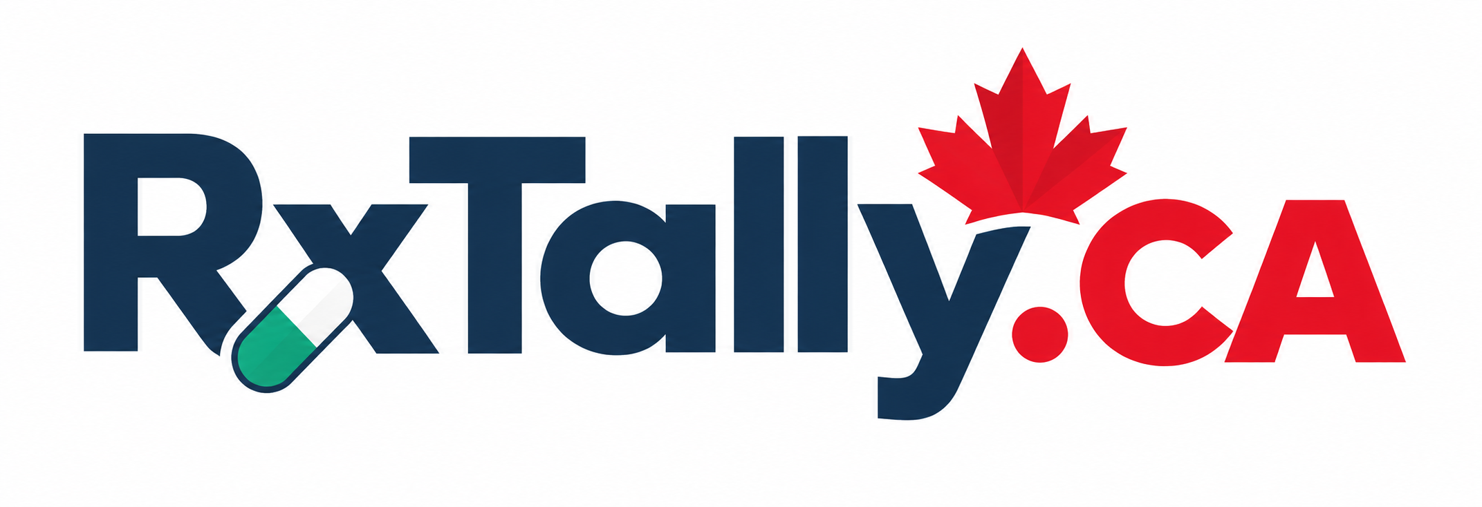 RxTally.CA — Canadian maple leaf logo