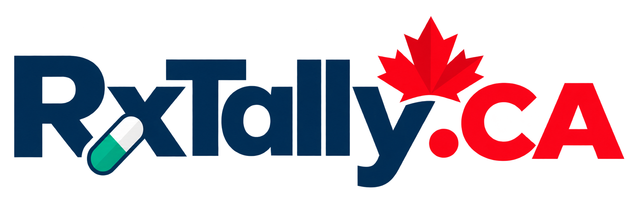 RxTally.CA — Canadian maple leaf logo